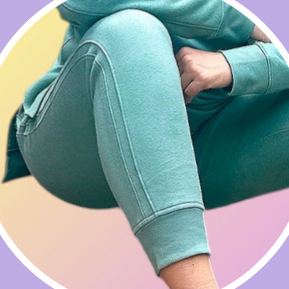 NWT XXL Ultra Soft High Waisted Slim Fit Tapered Leg Joggers - Picture 4 of 10